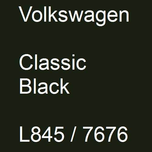 Volkswagen, Classic Black, L845 / 7676.